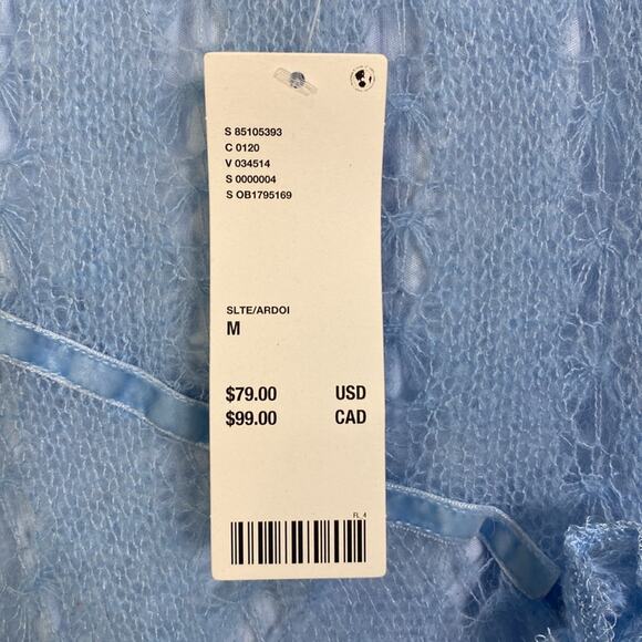 NWT Urban Outfitters Y2K Asymmetrical Blue Skirt Women's Medium - Picture 6 of 10